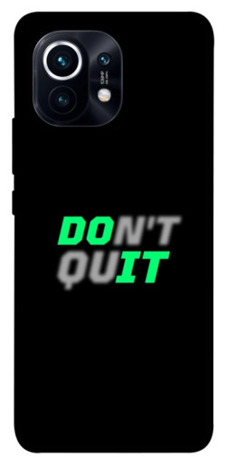 Чехол itsPrint Don't quit для Xiaomi Mi 11
