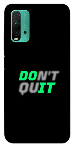 Чехол itsPrint Don't quit для Xiaomi Redmi Note 9 4G / Redmi 9 Power / Redmi 9T