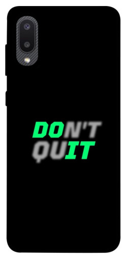 Чехол itsPrint Don't quit для Samsung Galaxy A02