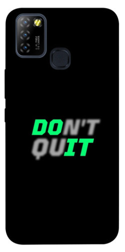 Чехол itsPrint Don't quit для Infinix Hot 10 Lite