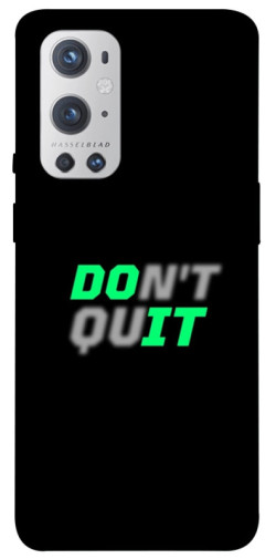 Чехол itsPrint Don't quit для OnePlus 9 Pro