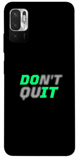 Чехол itsPrint Don't quit для Xiaomi Redmi Note 10 5G