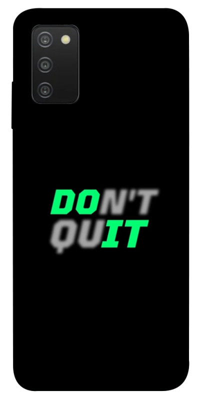 Чехол itsPrint Don't quit для Samsung Galaxy A03s, спорт, купить оптом с доставкой