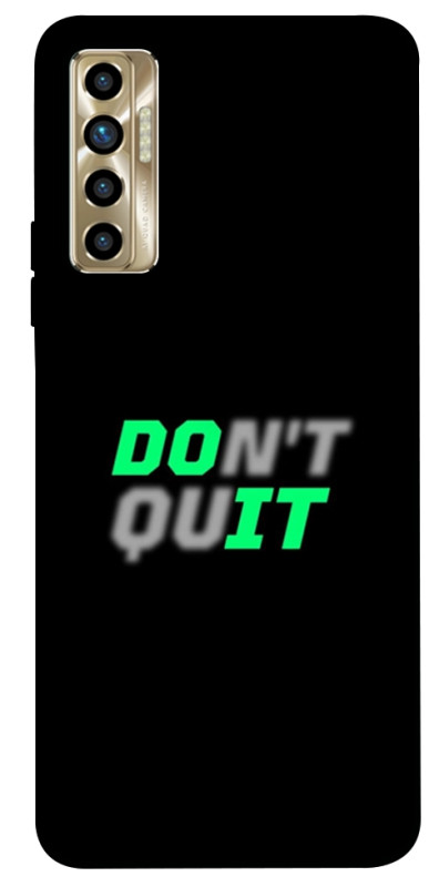Чохол itsPrint Don't quit для TECNO Camon 17P, спорт, купити оптом з доставкою