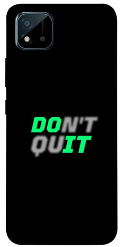 Чехол itsPrint Don't quit для Realme C11 (2021)