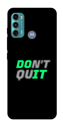 Чехол itsPrint Don't quit для Motorola Moto G60