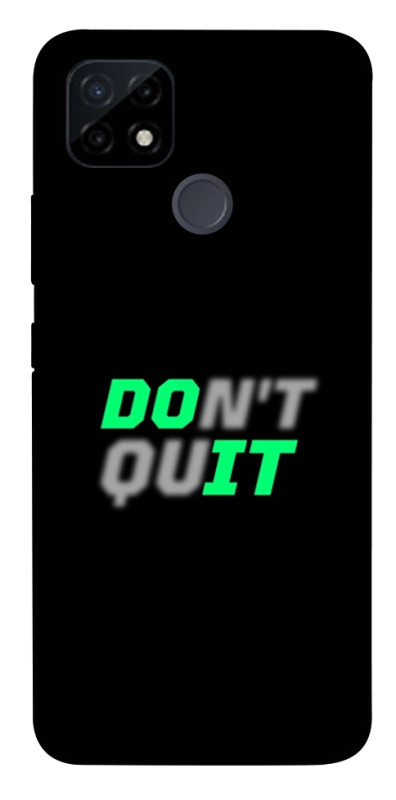 Чехол itsPrint Don't quit для Realme C12, спорт, купить оптом с доставкой