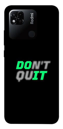 Чехол itsPrint Don't quit для Xiaomi Redmi 10A