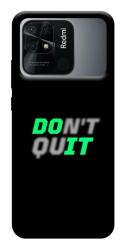 Чехол itsPrint Don't quit для Xiaomi Redmi 10C