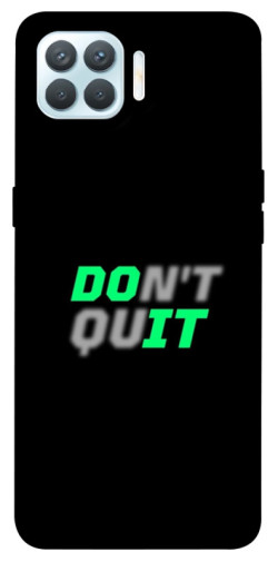 Чехол itsPrint Don't quit для Oppo F17 Pro