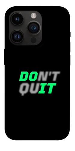 Чехол itsPrint Don't quit для Apple iPhone 14 Pro (6.1")
