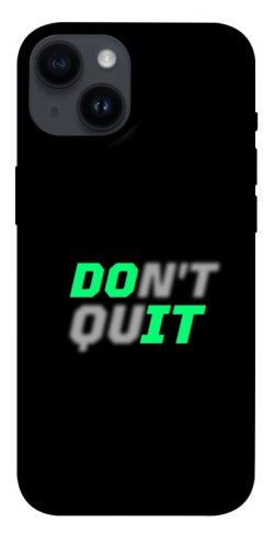 Чехол itsPrint Don't quit для Apple iPhone 14 (6.1")
