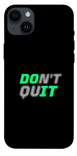 Чехол itsPrint Don't quit для Apple iPhone 14 Plus (6.7")