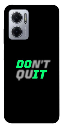 Чехол itsPrint Don't quit для Xiaomi Redmi Note 11E