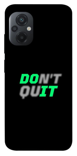 Чехол itsPrint Don't quit для Xiaomi Poco M5