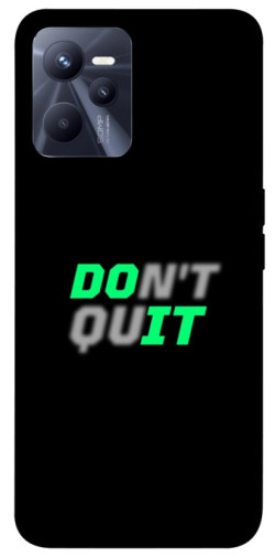 Чехол itsPrint Don't quit для Realme C35
