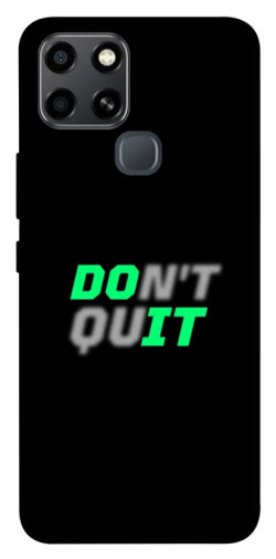 Чехол itsPrint Don't quit для Infinix Smart 6