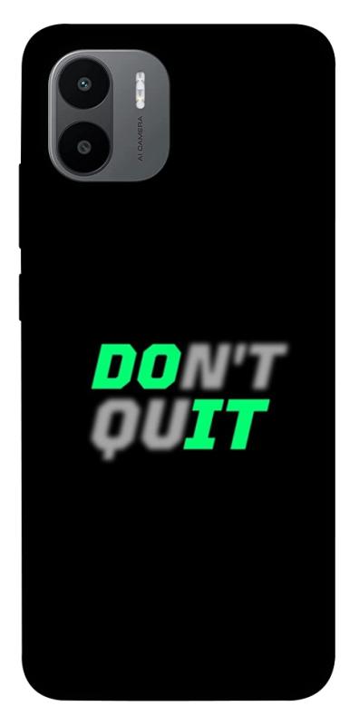 Чехол itsPrint Don't quit для Xiaomi Redmi A1+ / A2+, спорт, купить оптом с доставкой