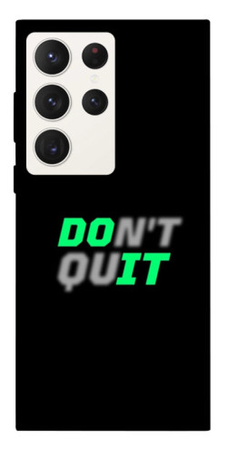 Чехол itsPrint Don't quit для Samsung Galaxy S23 Ultra