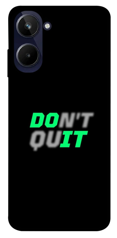 Чехол itsPrint Don't quit для Realme 10 4G, спорт, купить оптом с доставкой