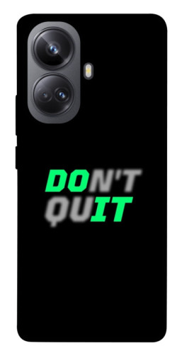 Чехол itsPrint Don't quit для Realme 10 Pro+