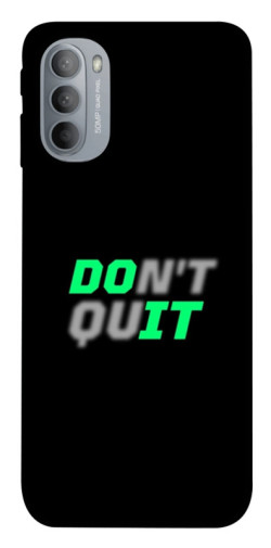 Чехол itsPrint Don't quit для Motorola Moto G31