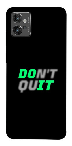 Чехол itsPrint Don't quit для Motorola Moto G32
