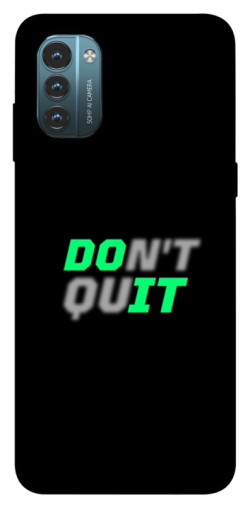 Чехол itsPrint Don't quit для Nokia G21