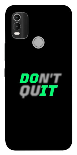 Чехол itsPrint Don't quit для Nokia C21 Plus