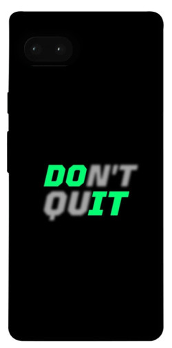 Чехол itsPrint Don't quit для Google Pixel 7a