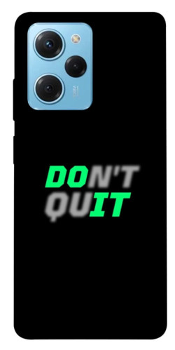 Чехол itsPrint Don't quit для Xiaomi Poco X5 Pro 5G