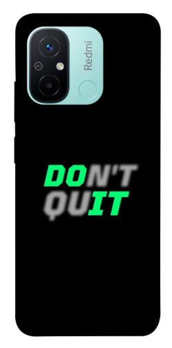 Чехол itsPrint Don't quit для Xiaomi Redmi 12C