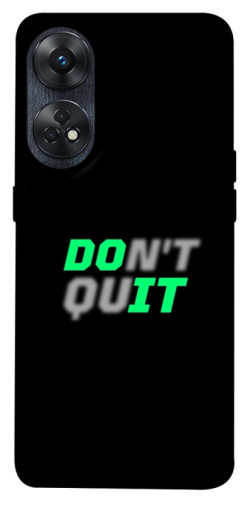 Чехол itsPrint Don't quit для Oppo Reno 8 T 4G