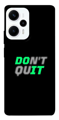 Чехол itsPrint Don't quit для Xiaomi Poco F5 Pro