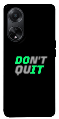 Чохол itsPrint Don't quit для Oppo A98