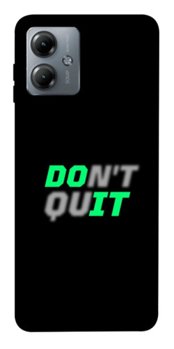 Чехол itsPrint Don't quit для Motorola Moto G14