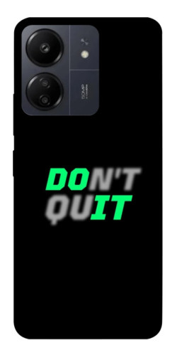 Чехол itsPrint Don't quit для Xiaomi Redmi 13C