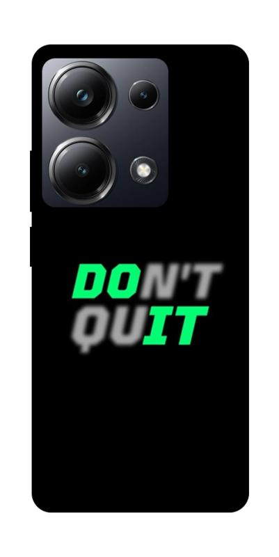 Чехол itsPrint Don't quit для Xiaomi Redmi Note 13 Pro 4G, спорт, купить оптом с доставкой