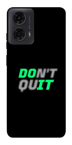 Чехол itsPrint Don't quit для Motorola Moto G24