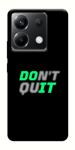 Чехол itsPrint Don't quit для Xiaomi Poco X6
