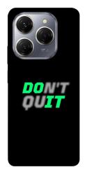 Чехол itsPrint Don't quit для TECNO Spark 20 Pro