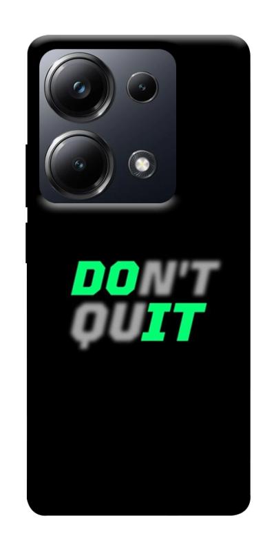 Чехол itsPrint Don't quit для Xiaomi Redmi 13 4G / Poco M6 4G, спорт, купить оптом с доставкой