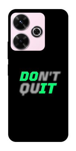Чохол itsPrint Don't quit для Xiaomi Redmi 13 4G / Poco M6 4G