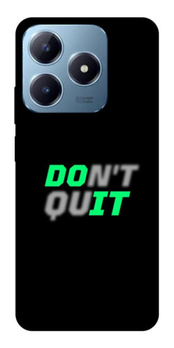 Чехол itsPrint Don't quit для Realme C63 4G