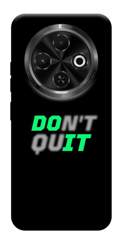 Чохол itsPrint Don't quit для TECNO Spark 30C, спорт, купити оптом з доставкою