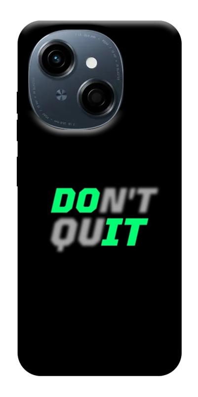 Чехол itsPrint Don't quit для TECNO Spark Go 1, спорт, купить оптом с доставкой