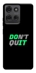 Чехол itsPrint Don't quit для Motorola Moto G75 5G