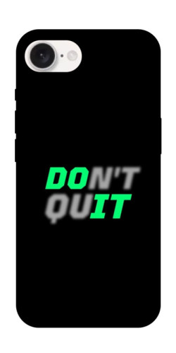 Чехол itsPrint Don't quit для Apple iPhone 16e (6.1")