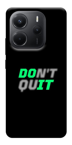 Чехол itsPrint Don't quit для Xiaomi Redmi Note 14 4G (Int. version)