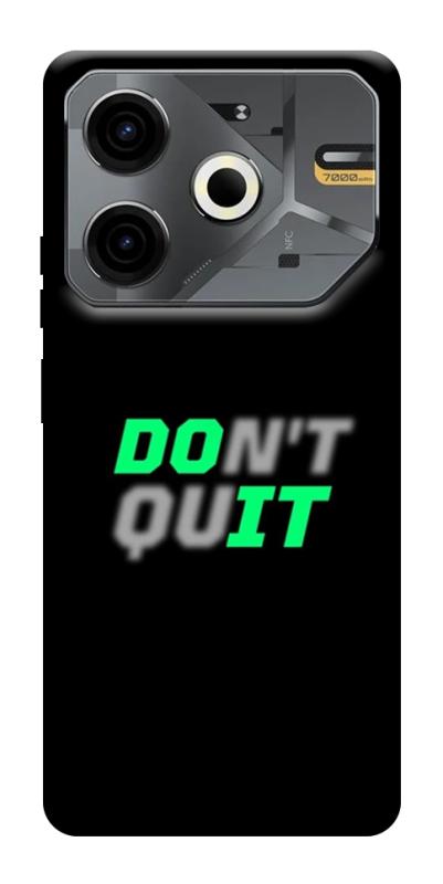 Чехол itsPrint Don't quit для TECNO Pova 6 Neo (LI6), спорт, купить оптом с доставкой
